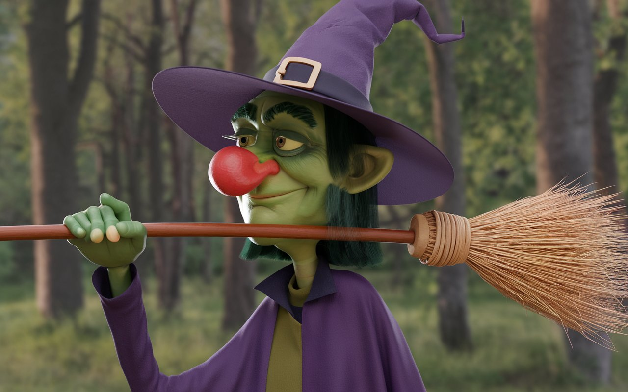 Animated GIF Balancing a Broomstick