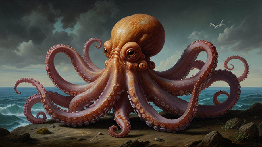 Octopus Painting